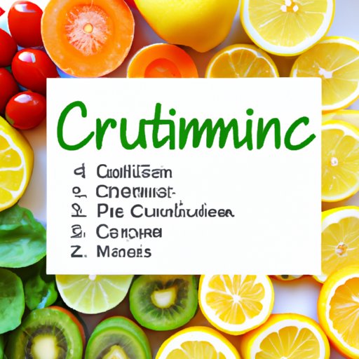 The Ultimate List of Fruits and Vegetables High in Vitamin C