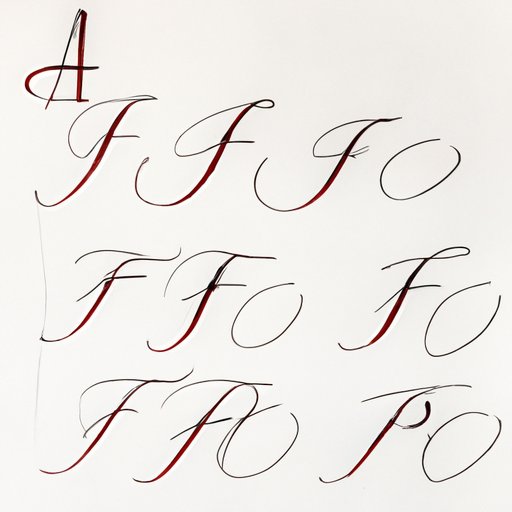 How to Write F in Cursive A Comprehensive Guide to Mastering the